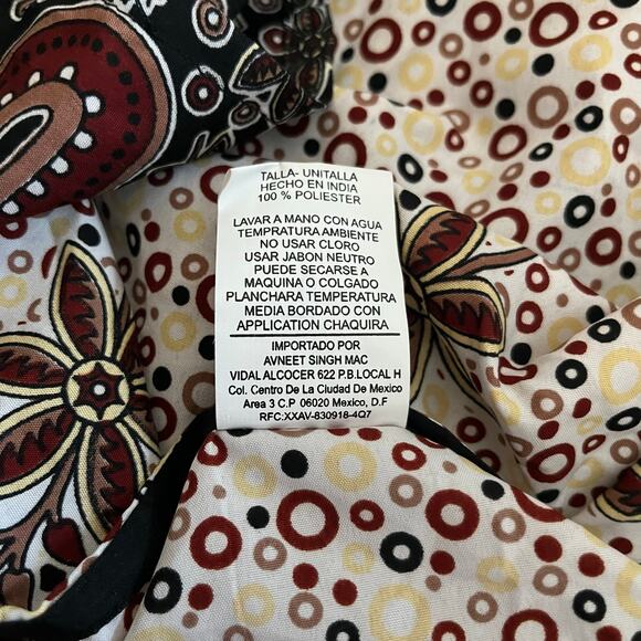 Ganesh Brown Neural Rhinestone Floral Caftan Dress - Picture 7 of 9